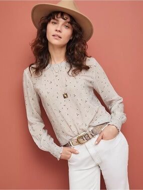 Cloth & Stone Floral Pullover - sz XS